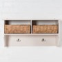 GRADE A2 - Newport 2 Basket Storage Shelf Rack