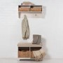 GRADE A2 - Newport 2 Basket Storage Shelf Rack