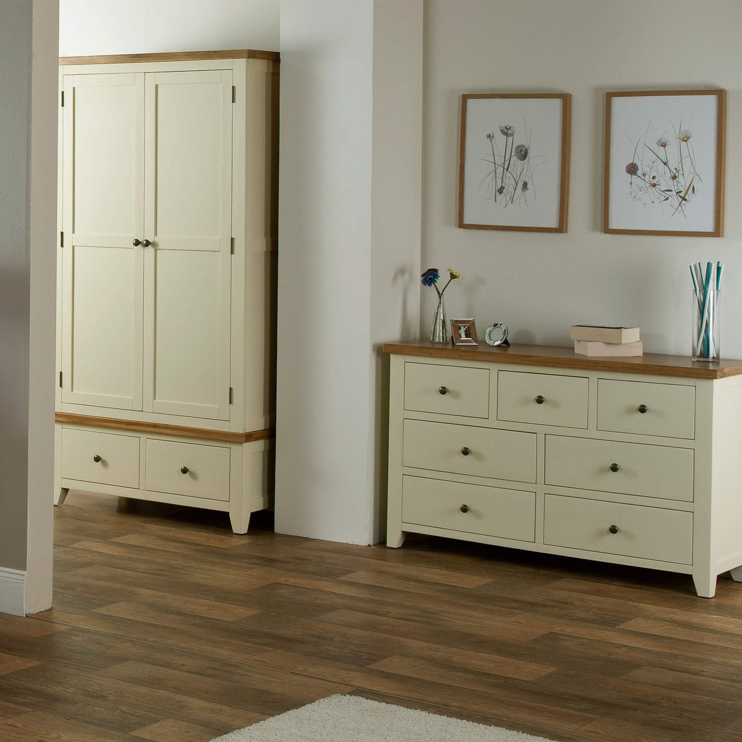 World Furniture Madison 2 Drawer Double Wardrobe Furniture123