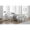 Julian Bowen Madison Curved Double Bed in White