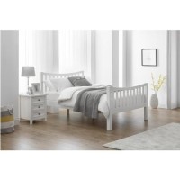 Julian Bowen Madison Curved Kingsize Bed in White