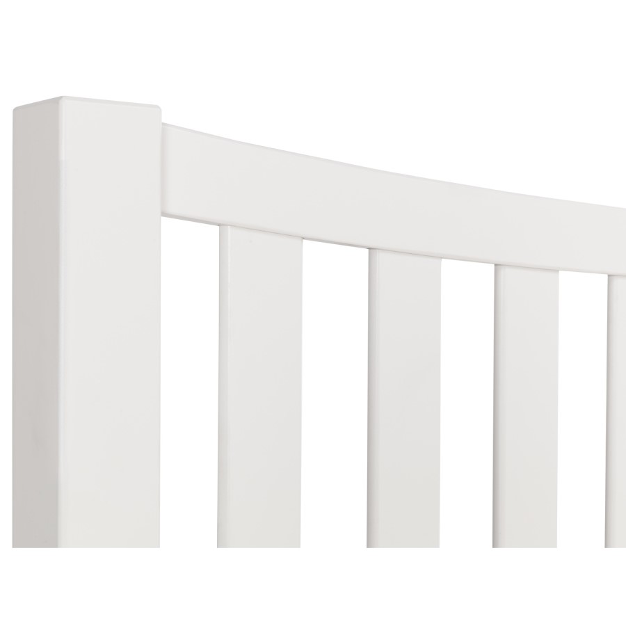 Julian Bowen Madison Curved Kingsize Bed in White