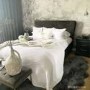 Dark Grey Velvet Double Ottoman Bed with Legs - Margot