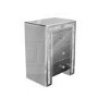 Mariah Crushed Diamond Mirrored Bedside Table in Silver