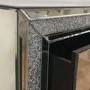 Silver Mirrored Dressing Table with 2 Drawers - Mariah