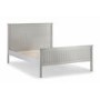 Grey Wooden King Size Bed Frame with Footboard - Maine - Julian Bowen