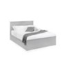 Grey Wooden Double Ottoman Bed - Maine - Julian Bowen