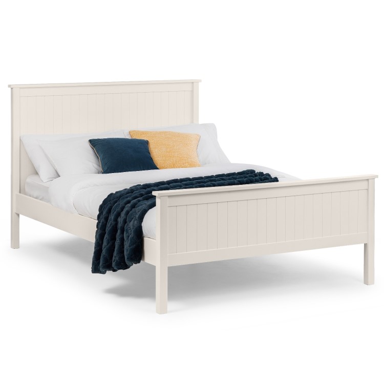 Julian Bowen Maine Double Bed in White