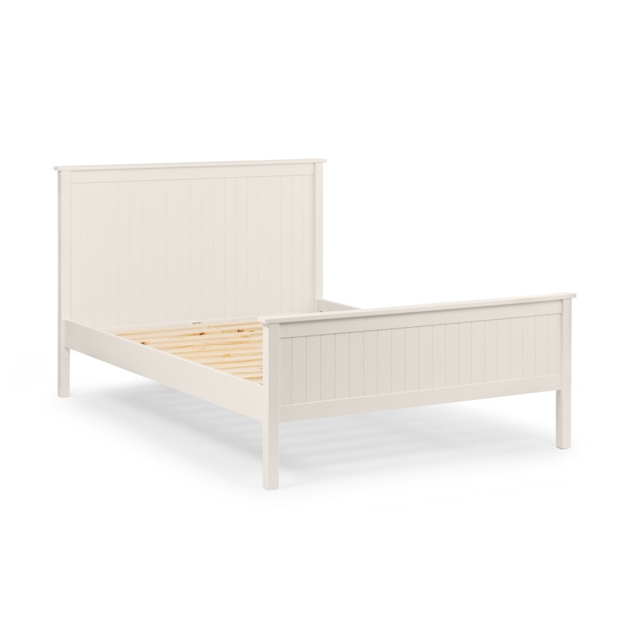 Julian Bowen Maine King Size Bed in White
