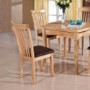 Furniture Link Malaga Pair of Dining Chairs in Natural 