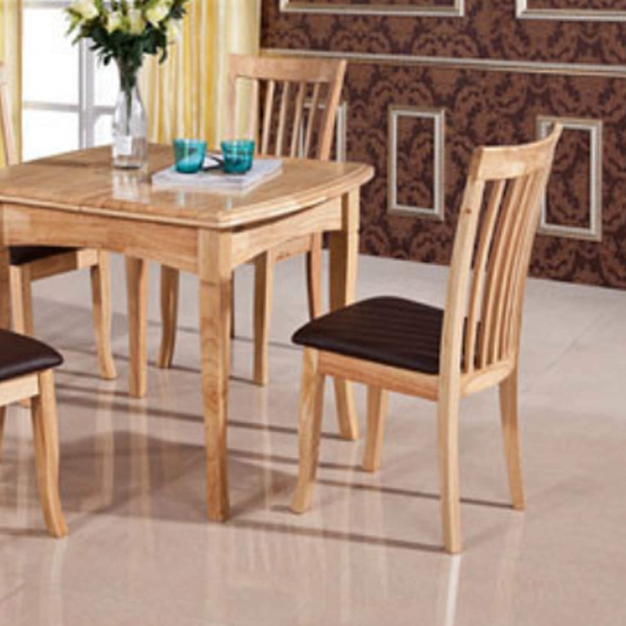 Furniture Link Malaga Pair of Dining Chairs in Natural 