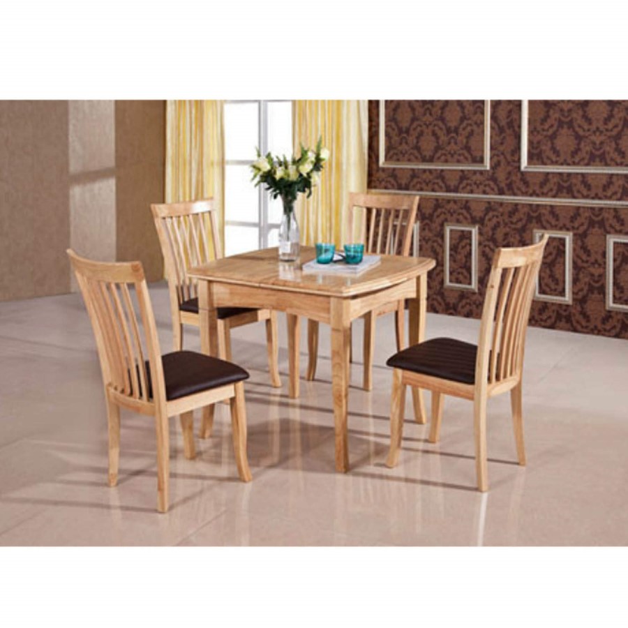 Furniture Link Malaga Pair of Dining Chairs in Natural 