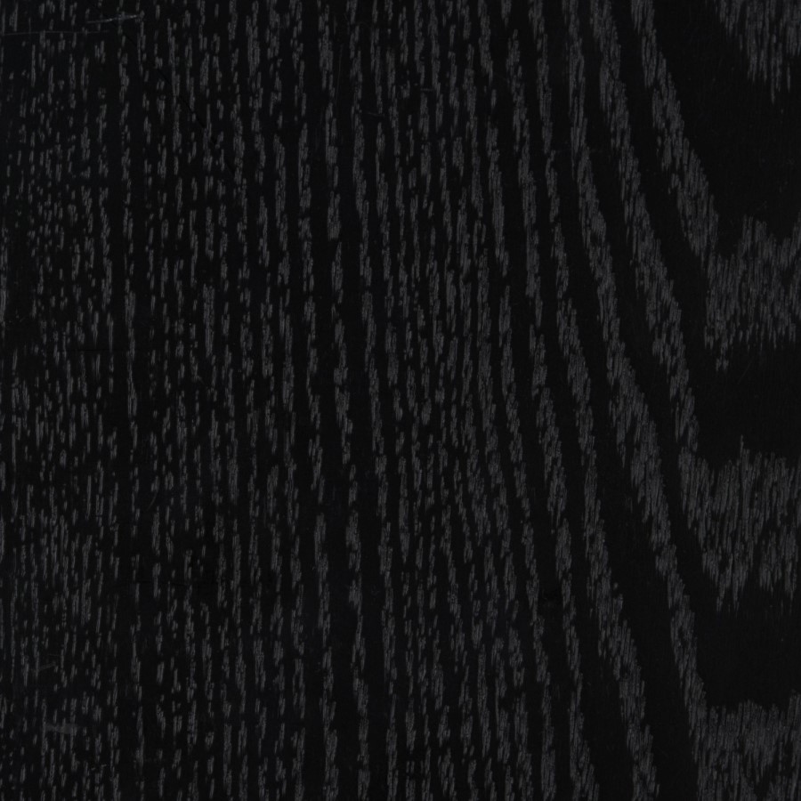 Large Black Wooden Extendable Dining Table - Seats 4 - 6 - Malia