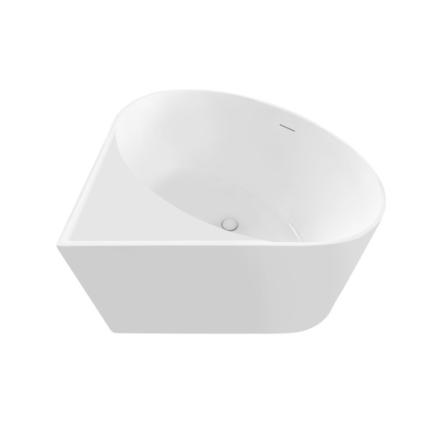 Freestanding Small Round Corner Bath 1000 x 1000mm - Malta