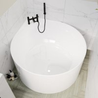 Freestanding Round Corner Bath 1250 x 1250mm - Malta