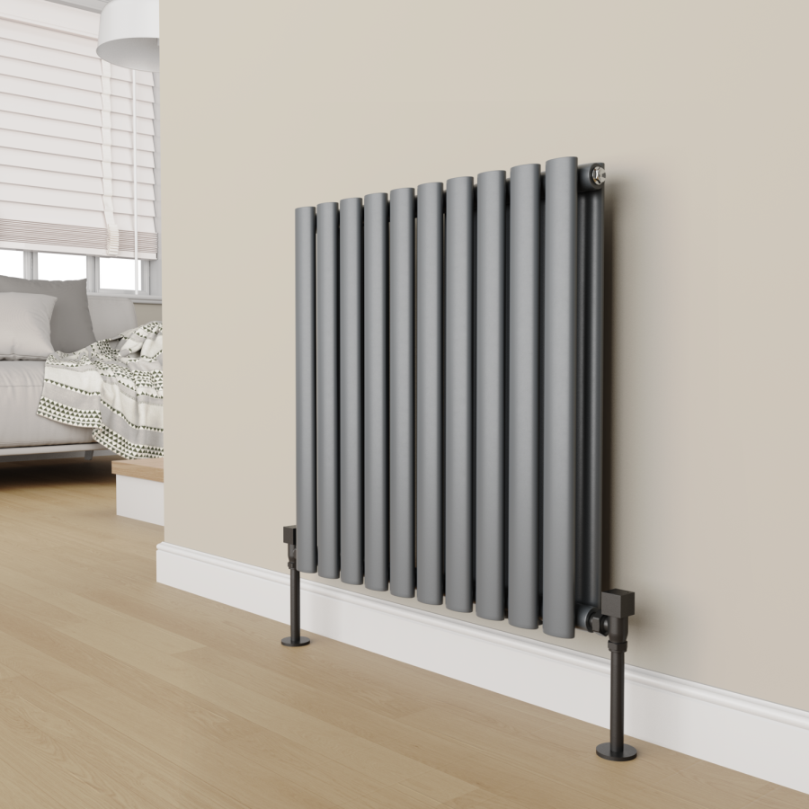 Elego Matte Black Modern Manual Angled Valves (pair)