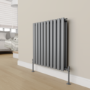 Elego Anthracite Gray Modern Manual Angled Valves (pair)