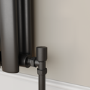 Elego Matte Black Modern Manual Angled Valves (pair)