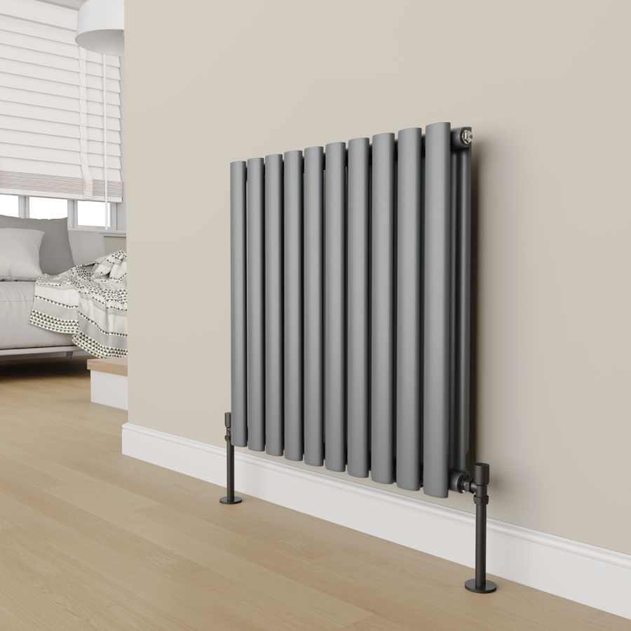 Elego Matte Black Modern Manual Angled Valves (pair)