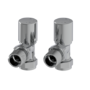 Elego White Modern Manual Angled Valves (pair)