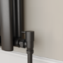 Elego Matte Black Modern Manual Angled Valves (pair)
