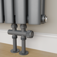 Elego Anthracite Gray Modern Manual H Block Valve