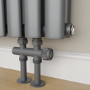 Elego Anthracite Gray Modern Manual H Block Valve