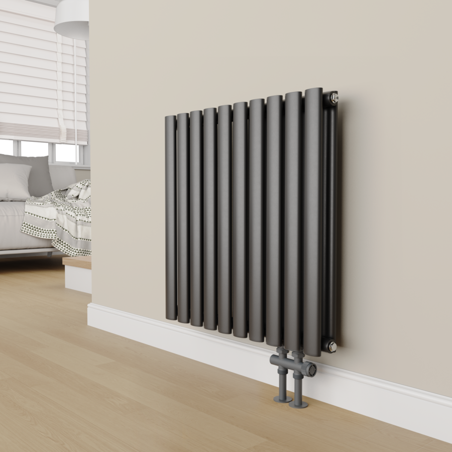 Elego Anthracite Gray Modern Manual H Block Valve