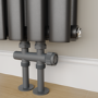 Elego Anthracite Gray Modern Manual H Block Valve