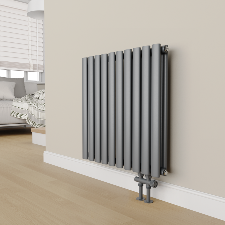 Elego Anthracite Gray Modern Manual H Block Valve