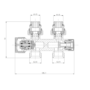 Elego Chrome  Modern Manual H Block Valve