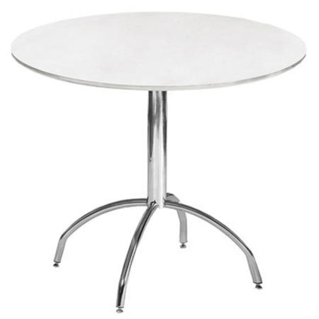 Julian Bowen Mandy White Round Dining Table Table only