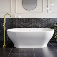 Freestanding Double Ended Bath 1700 x 800mm - Manilla