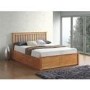 Malmo Double Wooden Ottoman Bed in Oak