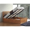Malmo King Size Wooden Ottoman Bed in Oak