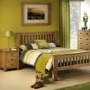 Solid Oak 3 Drawer Bedside Table - Marlborough - Julian Bowen