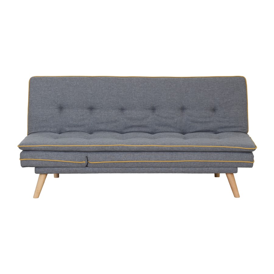 Marcel Sofa Bed in Upholstered Grey Fabric 
