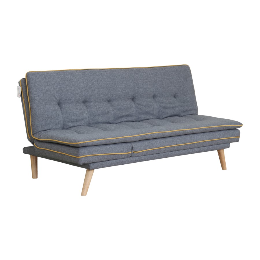 Marcel Sofa Bed in Upholstered Grey Fabric 
