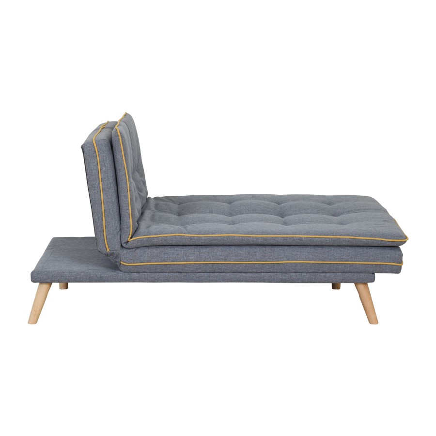 Marcel Sofa Bed in Upholstered Grey Fabric 