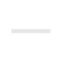 White Single Towel Bar 380mm - Margo
