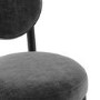 Set of 2 Black Upholstered Dining Chairs - Maru