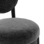 Black Upholstered Kitchen Counter Stool - Maru
