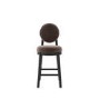Brown Upholstered Kitchen Counter Stool - Maru