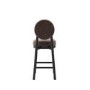 Brown Upholstered Kitchen Counter Stool - Maru