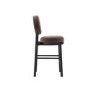 Brown Upholstered Kitchen Counter Stool - Maru