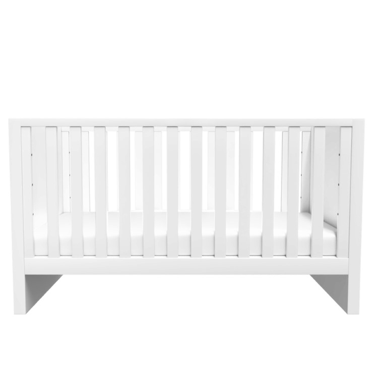 White Pine Wood Convertible 2-in-1 Cot Bed - Mason