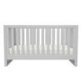 Light Grey Pine Wood Convertible 2-in-1 Cot Bed - Mason