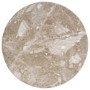 Small Round Beige Marble Side Table - Matilda