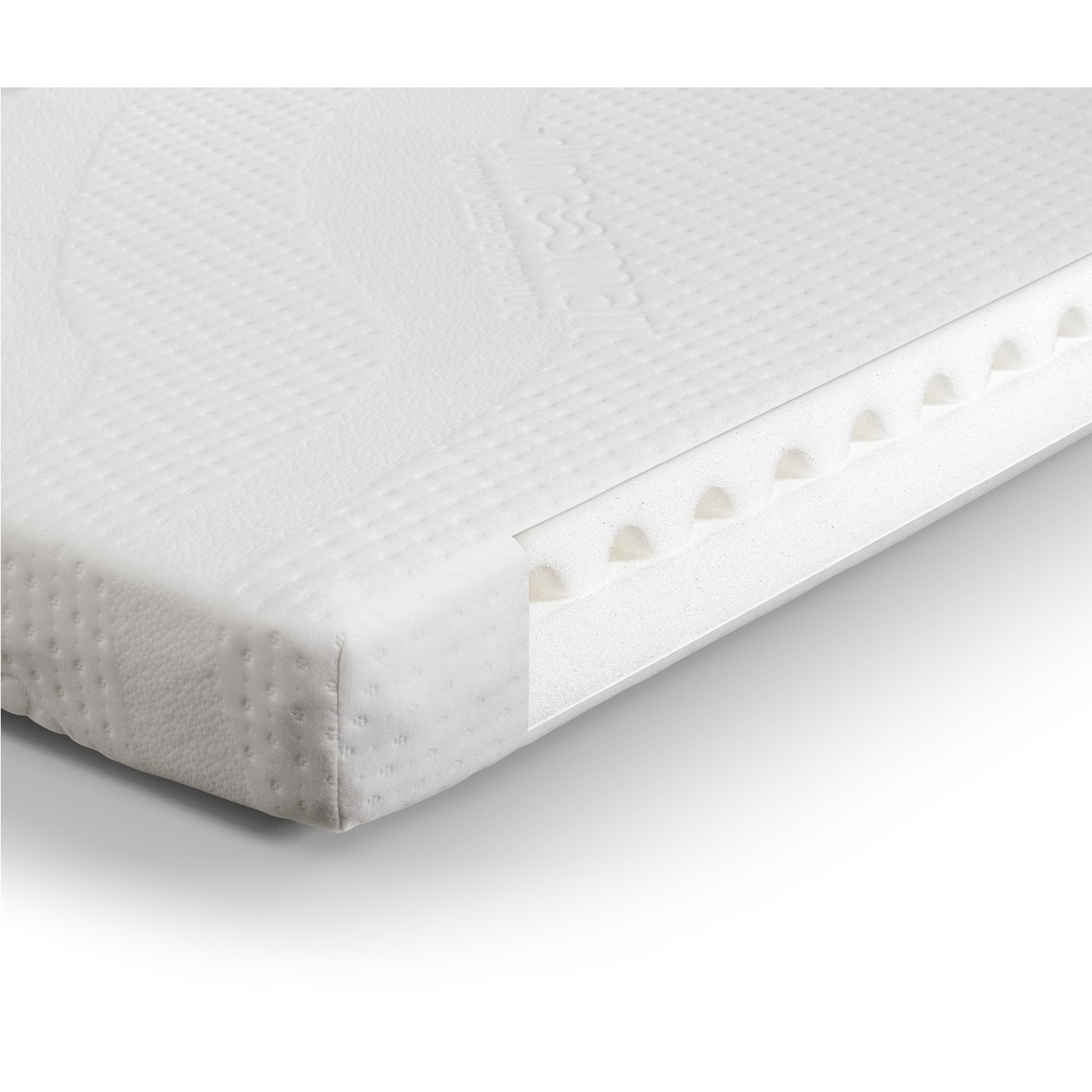 Julian bowen air wave foam cotbed mattress with clima smart cover