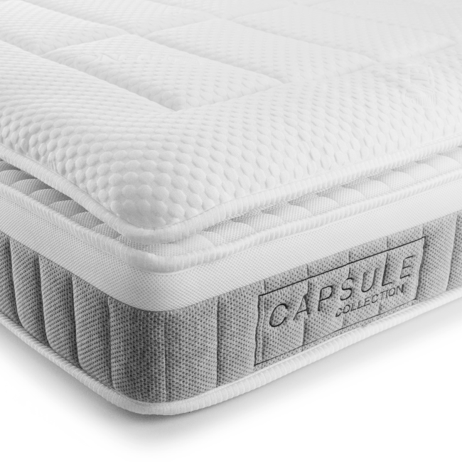 Double 3000 Pocket Sprung Cooling Pillow Top Mattress - Capsule - Julian Bowen